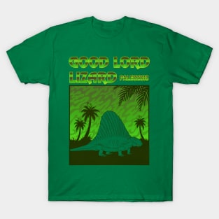 Good Lord Lizard: Paleozoic - Retro Dimetro Swamp T-Shirt